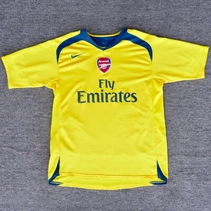 Nike Arsenal 2006 07 2007 Visitante Camiseta Hombre XL Amarilla Camisa FC Manga Corta Carretera - Imagen 1 de 24
