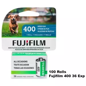 100 Rolls Fujifilm 400 Color Print 35mm Film, 36 Exposure - Picture 1 of 4