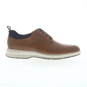 Rockport Total Motion City Plain Toe Mens Brown Wide Oxfords Plain Toe Shoes - Picture 1 of 4