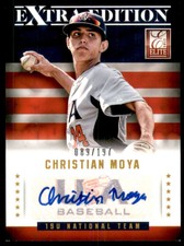 2013 Elite Extra Edition USA Baseball 15U Signatures #8 Christian Moya Auto /197