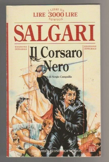 IL CORSARO NERO di Emilio Salgari prima ed. Newton 1996 - Immagine 1 di 1