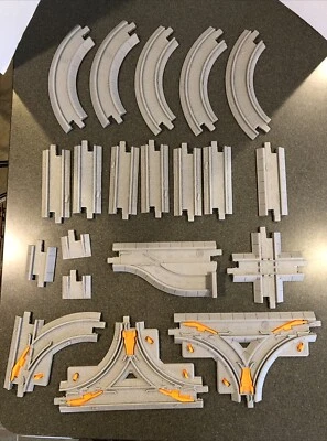 Лот товаров GeoTrax Серый Сменный Переключатель Прямой Кривой Перекресток Fisher Price - Изображение 1 из 4