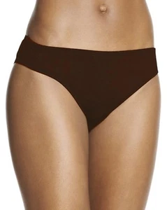 24th NEW Solid Brown Womens Large 12 14 Swimsuit Bikini Bottom $58 4609 - Picture 1 of 1