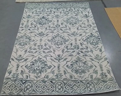 Alfombra Mancha Trasera AZUL/MARFIL 4'-0" X 6'-0", Precio Reducido 1172770517 DDY901M-4 Foto 1 de 4