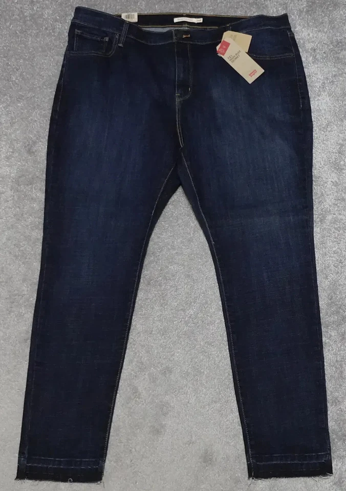 Levi's 721 High Rise Skinny Jeans Women's Size 24W M Blue Denim Tapered Casual