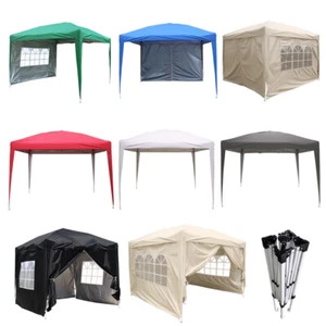 Pop Up Gazebo Top Cover Side Panels Outdoor Garden Marquee Canopy Party Tent - Picture 1 of 20