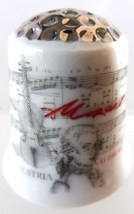 * Dé à coudre Thimble - MOZART VIOLON AUTRICHE - Imagen 1 de 1