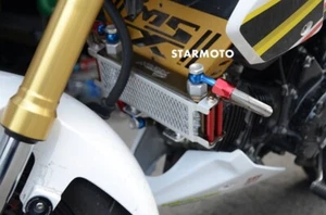 PARA HONDA GROM125 MSX125 SF 2013-2019 ENFRIADOR DE ACEITE MOTOR MORIN COLOR ROJO - Imagen 1 de 6