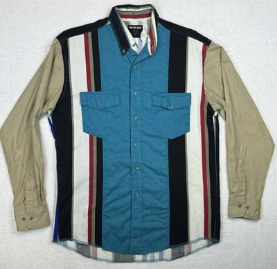Vintage Frontier Series Button Up Shirt Men’s Large Multicolor Stripe Western - Image 1 of 4