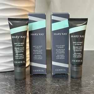2- Mary Kay Hint of Mint Lippenbalsam # 199615 Neu im Karton je 8 g - Bild 1 von 6