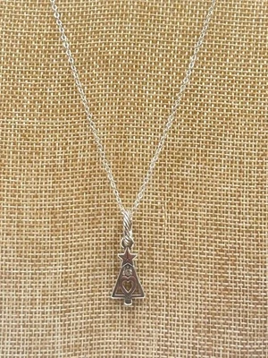 Brighton Christmas crystal tree heart charm necklace  NWT - Image 1 of 4