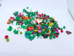 LEGO® 200 Pflanzenkleinteile | Blüten, Blätter, Stängel | Bunte Mischung ET052 - Picture 1 of 8