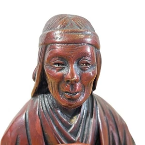 Figura Mujer Uba Takasago Bronce Teatro Noh Japonés De Colección con Escoba 7" - Imagen 1 de 9