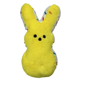 Ruz PEEPS 9” Easter Bunny Plush 2021 Yellow with multi-colored sprinkles - Picture 1 of 6