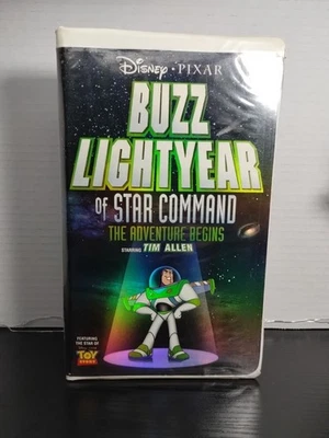 Buzz Lightyear of Star Command: The Adventure Begins Movie (VHS, 2000) Works - Image 1 of 4