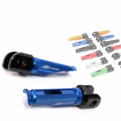 Clavijas delanteras antideslizantes azules MFP para Suzuki GSXR 600 04 05 Foto 1 de 4