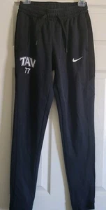 Felpa Nike Dri-Fit donna nera joggers, ricamata "Tav 77", taglia S - Foto 1 di 8