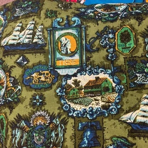 Vintage Mid Century Modern Dekorateur Polsterstoff 2 Yds - Bild 1 von 5