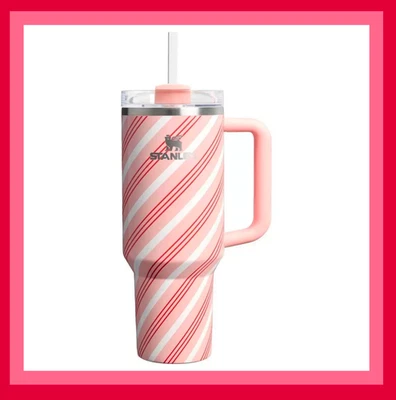 Stanley 40oz Quencher Tumbler * NEW * Strawberry Twist Holiday Release - Image 1 of 2