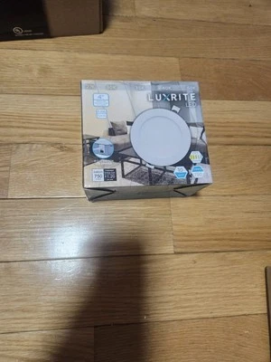 Luxrite Mini Panel Round 5CCT Smooth Canless Wafer SpotLight 4" LR23756 - Image 1 of 4