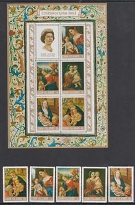 Cook - Mail Yvert 192/6 + H.3 MNH Navidad. Paints - Picture 1 of 1