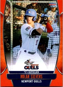 Nolan Stevens 2024 Auswahl Newport Möwen #15 Newport Möwen - Bild 1 von 2