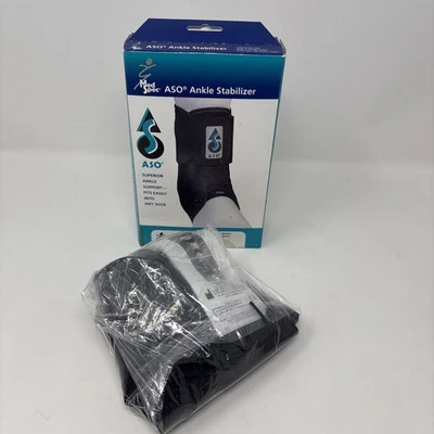 Estabilizador de tobillo ASO (grande, negro) - Tobillera para esguince de tobillo y pero... Foto 1 de 4