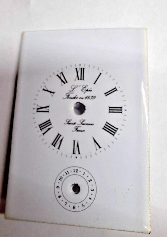 l'epee carriage clock, enamel Dial for Medicis - Image 1 of 1