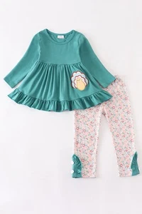 New Boutique Thanksgiving Turkey Outfit Size 5 - Picture 1 of 2