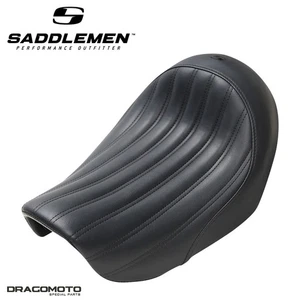 SELLA HARLEY DYNA / GLIDE SADDLEMEN Knuckle 806-04-0023 Solo Seat Nera Foam |... - Picture 1 of 3