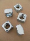 Standard SAE 3/4"-10 Square Nut - Course Thread - Zinc Plated - 5 10 20 pack