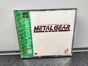 Metal Gear Solid Sony PS1 PlayStation 1 Complete CIB Greatest Hits w/ Reg Card - Picture 1 of 11