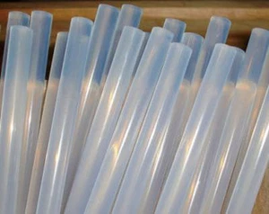 50 Hot Melt Mini Glue Gun Stick 7.4mm x 4" Clear White Wholesale Floral DIY Tool - Picture 1 of 1