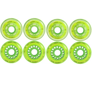 Labeda Roller Hockey Wheels Union Confezione da 8 Verde 68/72 Youth Hilo X-Soft - Foto 1 di 3