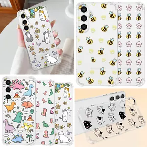 Cute Animals Phone Cover Shockproof Case For Samsung Galaxy S25 S24 S23 A16 A35 - Picture 1 of 59