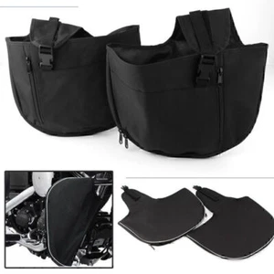 Calentador de piernas Soft Lowers Chaps para Harley Dyna FXD FXDB FXDC FXDL 2006-2017 - Imagen 1 de 8