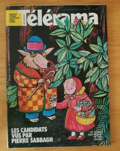 TELEVISION PROGRAMMES TELE TELERAMA N°1631 AVRIL 1981 DESSINS DE TOMI UNGERER - Imagen 1 de 1