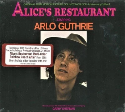 Arlo Guthrie Alice's Restaurant 50th Anniversary CD+Bonus Tracks NEW SEALED OST - Image 1 of 4