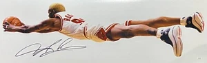 Dennis Rodman Signed Autographed 36x12 Panoramic Photo JSA Chicago Bulls Black - Picture 1 of 2