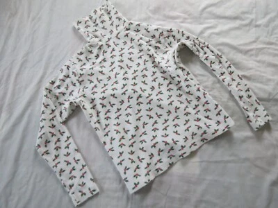 Turtle Neck Women's Small White with Holy - Image 1 of 4