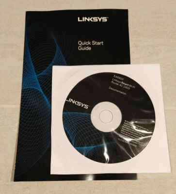 Linksys EA6900 AC1900 Smart Wi-Fi Router - Install CD & Quick Start Guide Only - Image 1 of 3