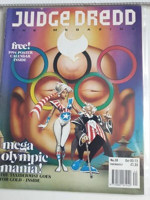 Judge Dredd Megazine #38 Issue Comic Book 2000AD Rare Vol 2 UK  Nm Free P&P - Image 1 of 3