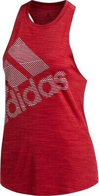 New Adidas Workout Vest Tank Top - Ladies Womens Gym Training Fitness - Red • 11.58€
