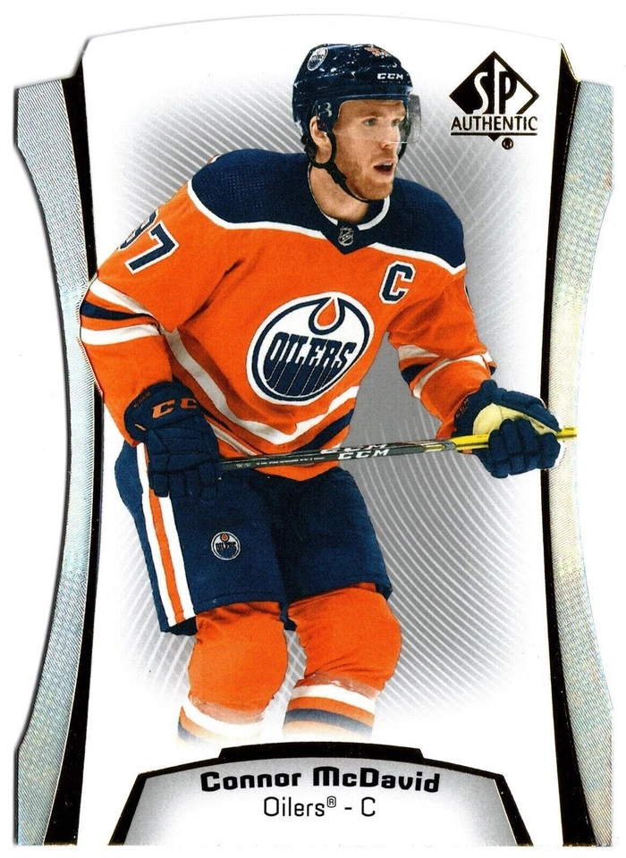 2021-22 Upper Deck SP Authentic Die-Cuts CONNOR McDAVID #DC-1 Oilers UD - Image 1 of 1