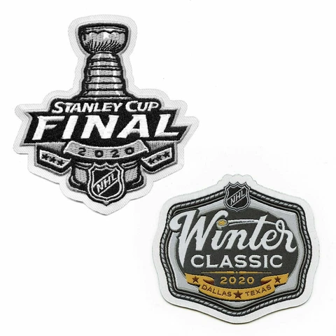 2020 Stanley Cup Final & Woven 2020 Winter Classic Jersey Dallas Stars Patch Com Cover