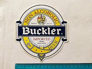 Adhesive Buckler Beer Holland Vintage Years 80 Old Sticker Autocollant Kleber - Picture 1 of 1