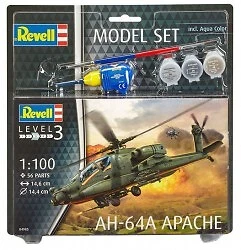 Model Set AH-64A Apache 1:100 REV64985 - revell modellismo - Immagine 1 di 4
