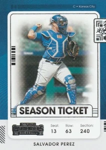 2021 Panini Contenders Season Ticket Salvador Perez #18 - Picture 1 of 2