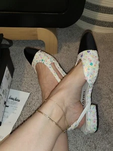 Chanel Multicolor Sequins Tweed Flat Slingbacks Shoes EU 35 US 5 $1200 - Picture 1 of 18