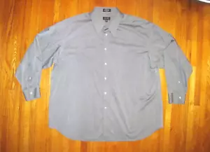 Axcess Wrinkle Free Classic Solid Gray Dress Shirt 18 1/2-34/36-2XL New - Picture 1 of 6